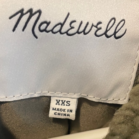 Madewell Olive Green Women's Jacket - Picture 2 of 5